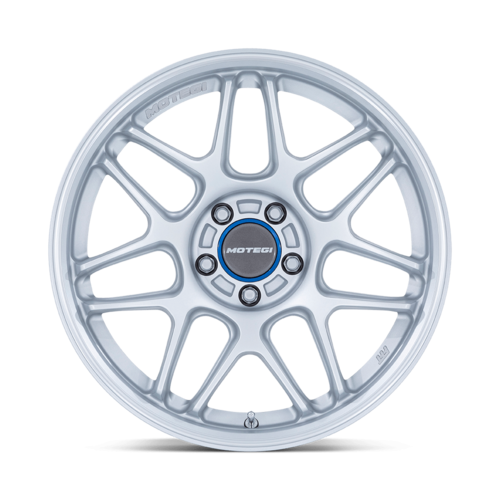 Motegi MR158 TSUBAKI 18x9.5 Inch Hyper Silver Machined Lip Wheel with 5x120 Bolt Pattern and +35 Offset