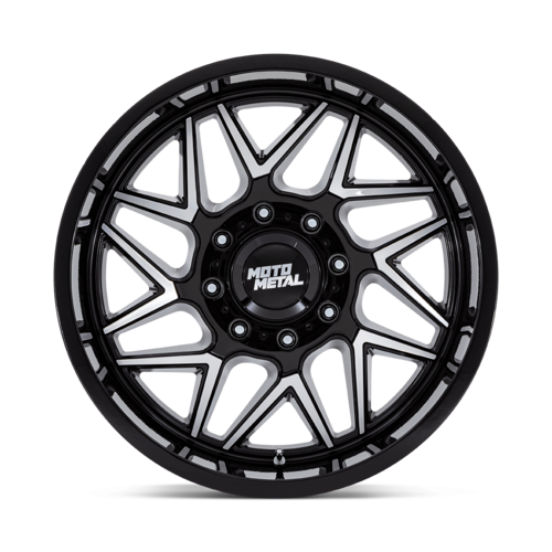 Moto Metal MO812 Turbine 20x9 Gloss Black Machined Wheel with 6x135 Bolt Pattern and +20 Offset