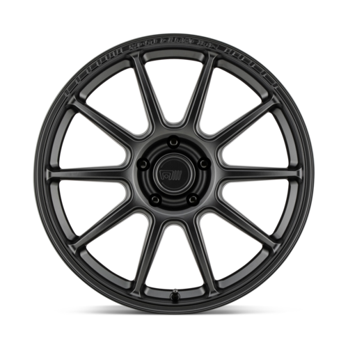 Motegi MR140 SS10 Satin Black 18x8.5 5x4.25 Wheel with 45mm Offset