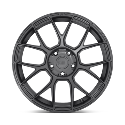 Motegi MR147 CM7 18x8.5 Gun Metal Gray Alloy Wheel with 5x112 Bolt Pattern and 35mm Offset