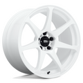 Motegi MR154 BATTLE 17x8 White Alloy Wheel with 5x100 Bolt Pattern and +43 Offset