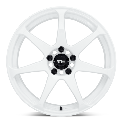 Motegi MR154 BATTLE 18x8 White Alloy Wheels with 5x114.3 Bolt Pattern and +43 Offset
