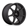 Motegi MR154 BATTLE 17x8 Matte Black Alloy Wheel with 5x100 Bolt Pattern and +30 Offset