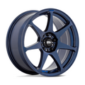 Motegi MR154 BATTLE 17x8 Midnight Blue Alloy Wheel with 5x114.3 Bolt Pattern and +30 Offset