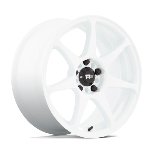 Motegi MR154 BATTLE 17x8 White Alloy Wheel with 5x114.3 Bolt Pattern and +30 Offset