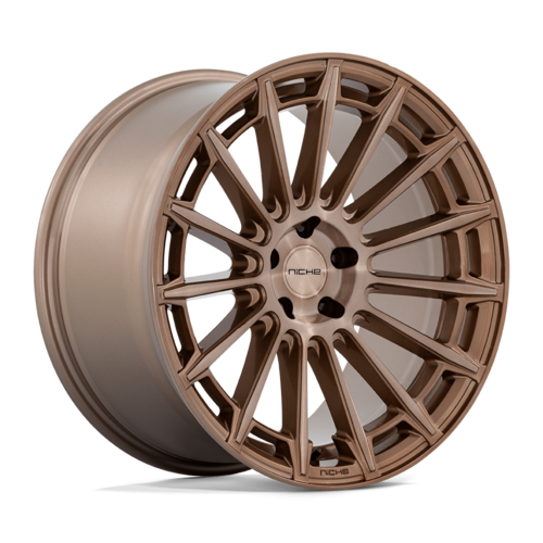 Niche 1PC Amalfi 20x10.5 Bronze Platinum Wheel with 5x120 Bolt Pattern and +35 Offset