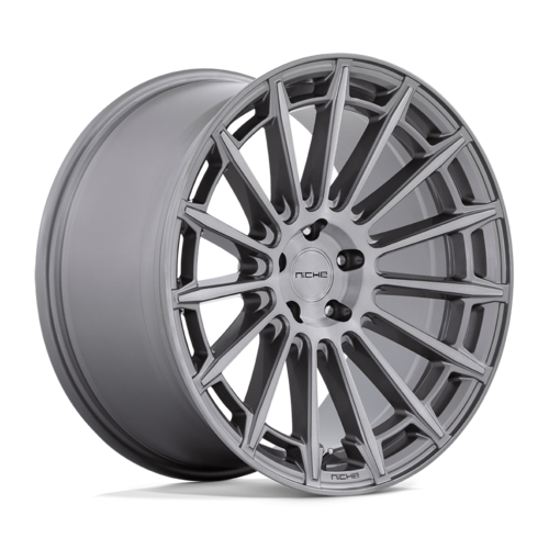 Niche 1PC M276 Amalfi 20x10.5 Wheel with 5x114.3 Bolt Pattern and Platinum Gray Finish