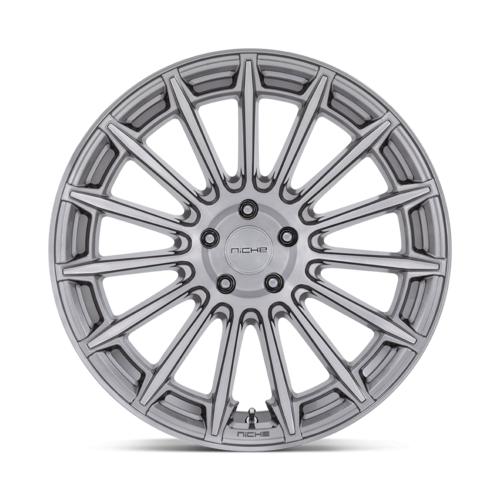 Niche 1PC Amalfi 20x9 Wheel with 5x112 Bolt Pattern and Platinum Finish