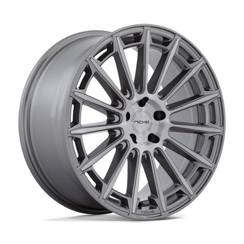 Niche 1PC M276 Amalfi 20x10.5 Inch Wheel with 5x120 Bolt Pattern and Platinum Gray Finish