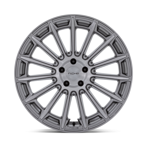 Niche 1PC M276 Amalfi 20x10.5 Inch Wheel with 5x120 Bolt Pattern and Platinum Gray Finish