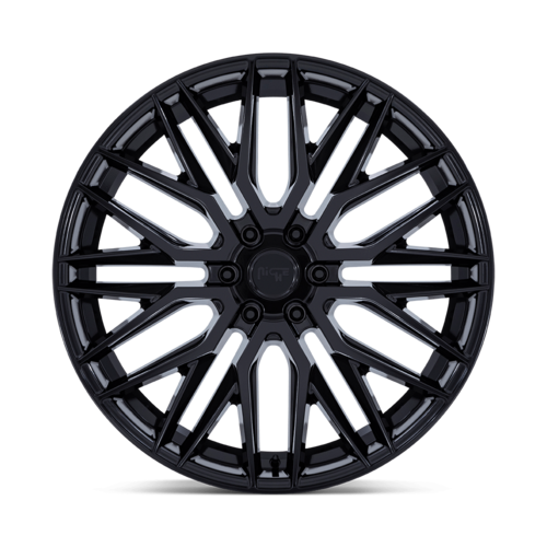 Niche 1PC M224 Gamma 24x10 Inch Gloss Black Wheel with 6x139.7 Bolt Pattern and +25 Offset