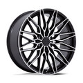Niche 1PC Calabria 6 24x10 Wheel - Gloss Black Machined Finish, 6x139.7 Bolt Pattern, +20 Offset