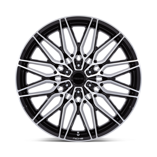 Niche 1PC NC278 Calabria 6 20x9.5 Wheel with 6x135 Bolt Pattern and Gloss Black Machined Finish
