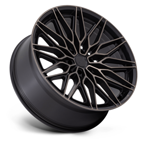Niche 1PC NC278 Calabria 6 22x9.5 Wheel in Matte Black Machined Dark Tint with 6x135 Bolt Pattern and +30 Offset