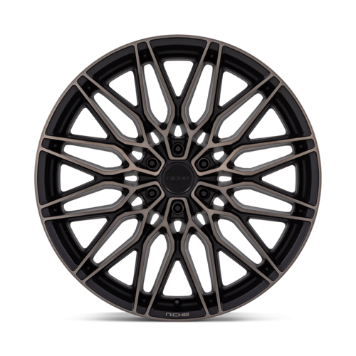 Niche 1PC NC278 Calabria 6 20x9.5 Matte Black Machined Dark Tint Wheel