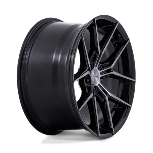 Niche 1PC NC279 PRODIGY 5 20x11 Inch Gloss Black Dark Tinted Clear Wheel with 5x114.3 Bolt Pattern and +50 Offset