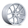 Niche 1PC NC279 PRODIGY 5 24x10 Silver Machined Face Wheel with 5x120 Bolt Pattern and +30 Offset