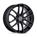 Niche 1PC NC280 PRODIGY 6 22x9.5 Inch Gloss Black Dark Tinted Clear Off-Road Wheel with 6x135 Bolt Pattern and +25 Offset