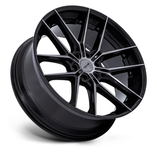 Niche 1PC Prodigy 6 22x9.5 Wheel with Gloss Black Dark Tinted Finish and 6x139.7 Bolt Pattern