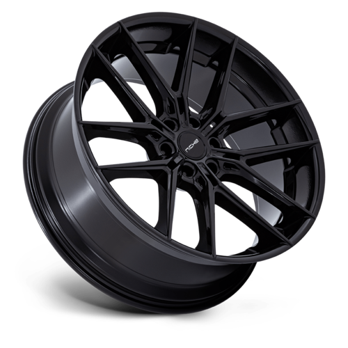 Niche 1PC NC280 PRODIGY 6 22x9.5 Black Gloss Wheel with 6x135 Bolt Pattern and +25 Offset