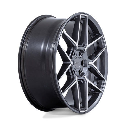 Niche 1PC NC281 RISE 22x9.5 Anthracite Machined Face Wheel for 5x120 Bolt Pattern