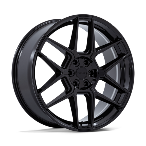 Niche 1PC NC281 RISE 22x9.5 Inch Gloss Black Wheel with 5x120 Bolt Pattern and +30 Offset