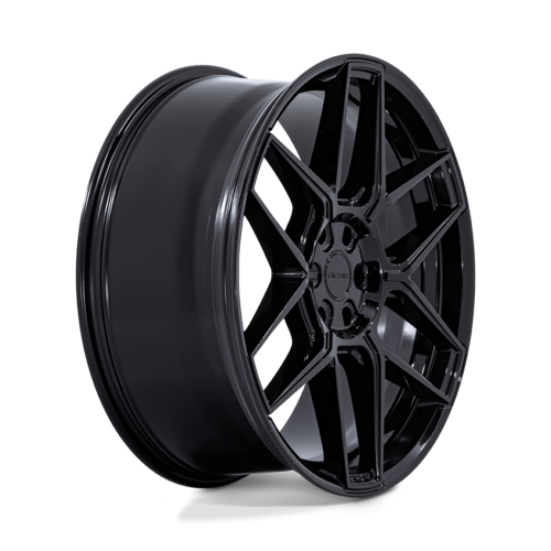 Niche 1PC NC281 RISE 20x10.5 Inch Gloss Black Wheel with 5x112 Bolt Pattern and +38 Offset