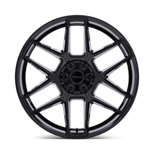 Niche 1PC NC281 RISE 22x9.5 Inch Gloss Black Wheel with 5x120 Bolt Pattern and +30 Offset