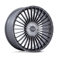 Niche 1PC NC282 Serene 24x10 Inch Gloss Titanium Brushed Wheel for 5x130 Bolt Pattern Vehicles