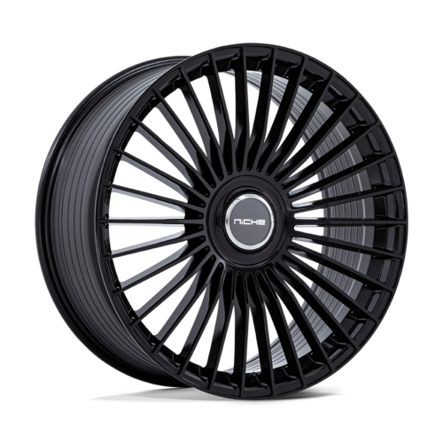 Niche 1PC NC282 SERENE 20x10.5 Inch Gloss Black Wheel with 5x112/120 Bolt Pattern and 38mm Offset
