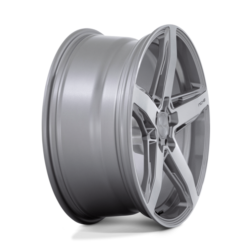 Niche 1PC M270 Teramo 20x9 Anthracite Brushed Wheel with 5x108 Bolt Pattern and +38 Offset