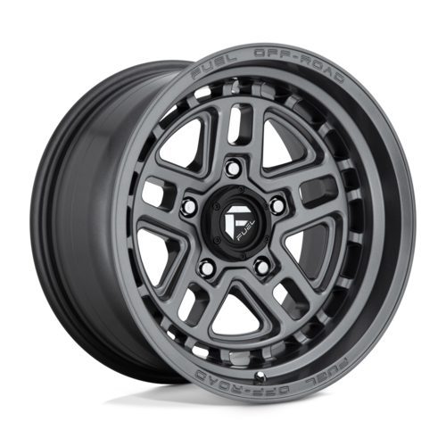 Fuel 1PC D668 NITRO 17x9 Matte Gunmetal Wheel with 5x127 Bolt Pattern and -12 Offset
