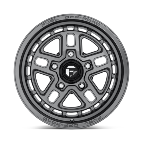 Fuel 1PC D668 NITRO 17x9 Matte Gunmetal Wheel with 5x127 Bolt Pattern and -12 Offset