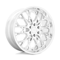 DUB 1PC S262 OG 26-Inch Chrome Off-Road Wheel with 10-Inch Width and 6x139.7 Bolt Pattern