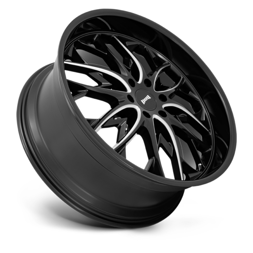 DUB 1PC S263 OG 24x10 Gloss Black Milled Wheel with 6x135 Bolt Pattern and +30 Offset