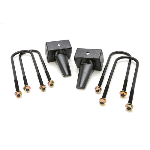 Pro Comp Suspensions 4-inch Rear Block Kit for 1999-2010 Ford F250/F350 Trucks, Tapered Design
