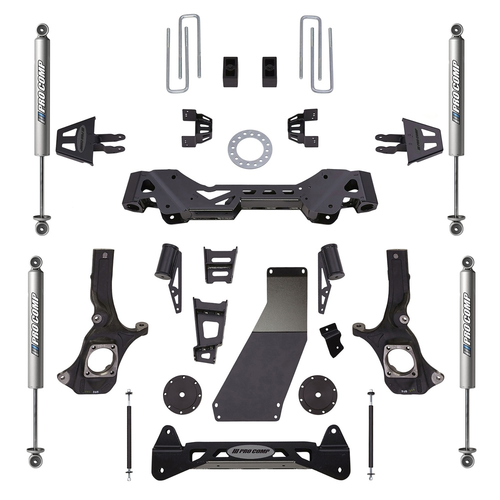 Pro Comp Suspensions 11-19 GM HD 4WD 6-Inch Complete Suspension Lift Kit (Part PCSGM216M)