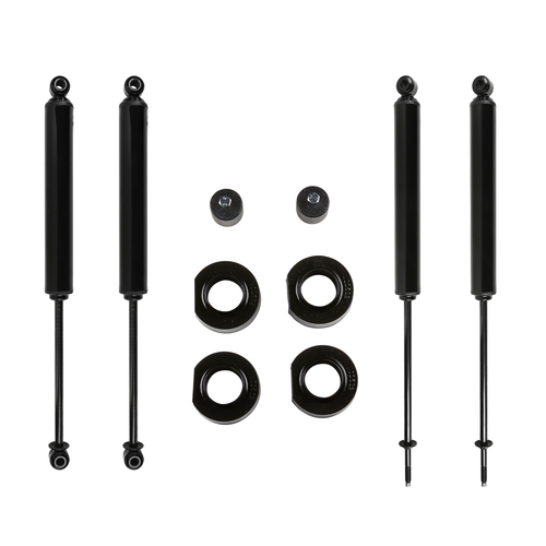 Pro Comp Suspensions TJ 2 Economy Kit - Fits Jeep Wrangler TJ with 17x8 Wheels, 4.25-Inch Backspacing, 4-Inch Lift