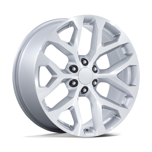 Performance Replicas PR177 20x9 Silver Machined Wheel with 6x139.7 Bolt Pattern and +24 Offset