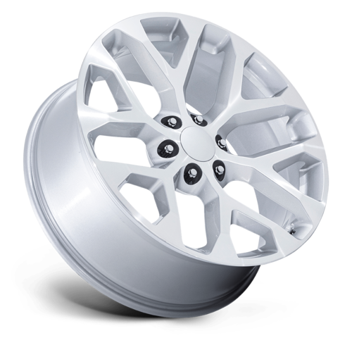 Performance Replicas PR177 24x10 Silver Machined Wheel with 6x139.7 Bolt Pattern and +24 Offset