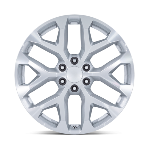 Performance Replicas PR177 20x9 Silver Machined Wheel with 6x139.7 Bolt Pattern and +24 Offset