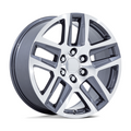 Performance Replicas PR203 22x9 Gunmetal Machined Wheel with 6x139.7 Bolt Pattern and +28 Offset