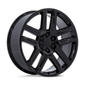 Performance Replicas PR203 20x9 Gloss Black Wheel with 6x139.7 Bolt Pattern and +28 Offset