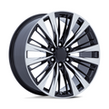 Performance Replicas PR226 24x10 Gloss Black Polished Wheel with 6x139.7 Bolt Pattern and +31 Offset