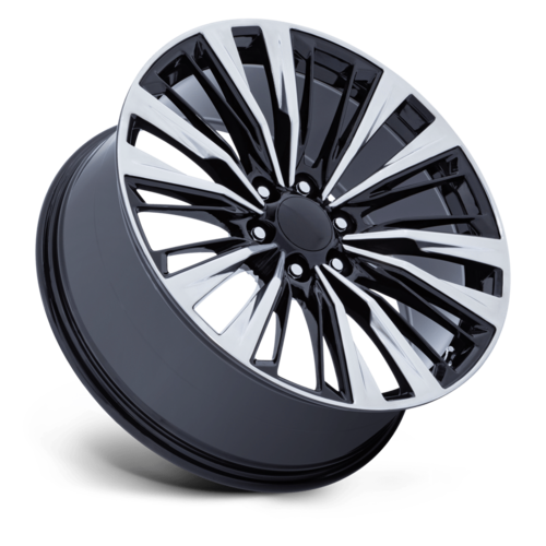 Performance Replicas PR226 22x9 Gloss Black Polished Wheel with 6x139.7 Bolt Pattern and +28 Offset