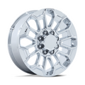 Performance Replicas PR228 24x9 Chrome Wheels with 8x180 Bolt Pattern and +44 Offset
