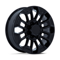 Performance Replicas PR228 22x8.5 Gloss Black Alloy Wheel with 8x180 Bolt Pattern and +44 Offset