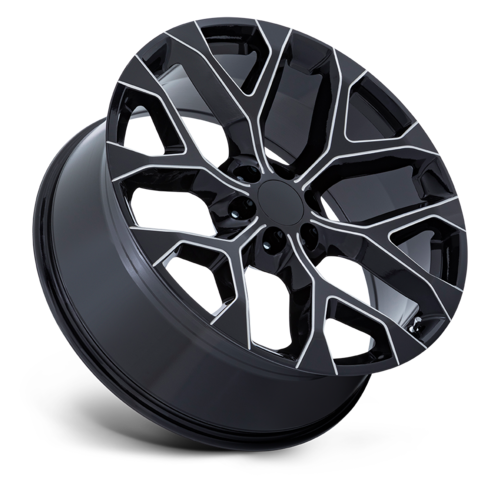 Performance Replicas PR177 20x9 Inch Gloss Black Milled Off-Road Wheel