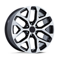 Performance Replicas PR177 26-Inch Gloss Black Machined Face Wheel with 6x139.7 Bolt Pattern and +24mm Offset