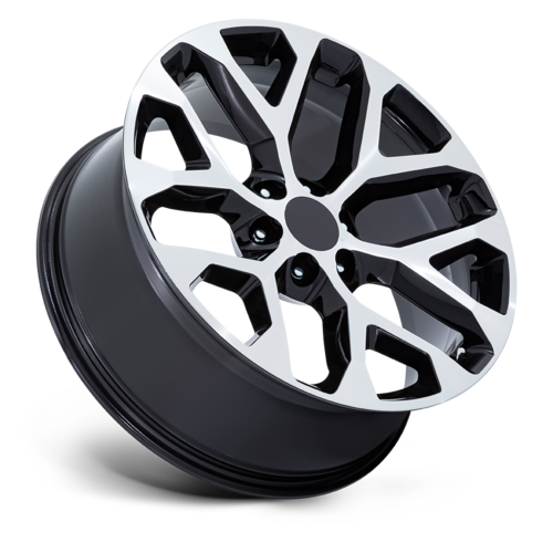 Performance Replicas PR177 22x9 Gloss Black with Machined Face Wheel with 6x139.7 Bolt Pattern and +24 Offset